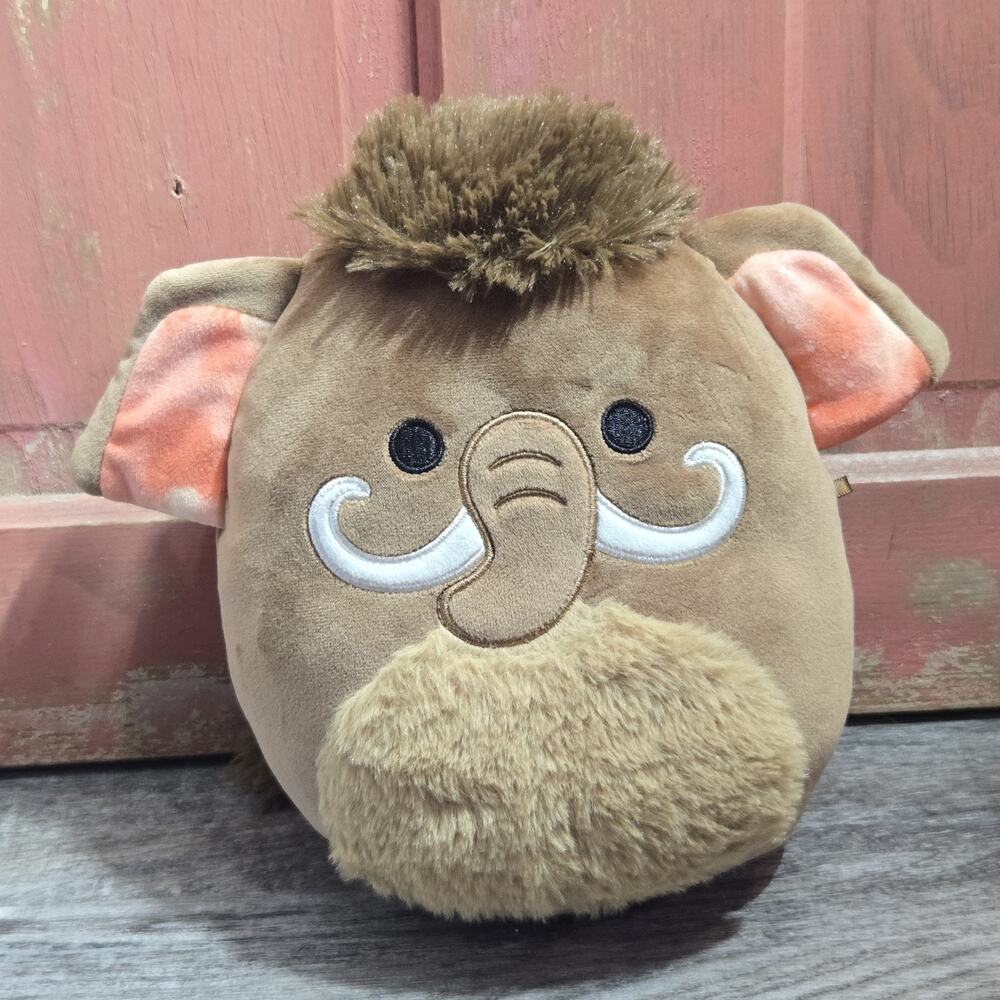 Squishmallows 13" Chienda The Wooly Mammoth Brown Tan Prehistoric Soft Plush